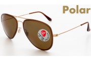 Ray-Ban Aviator Flat Metal Polarised (RB3513M 149/83 56mm) saules brilles